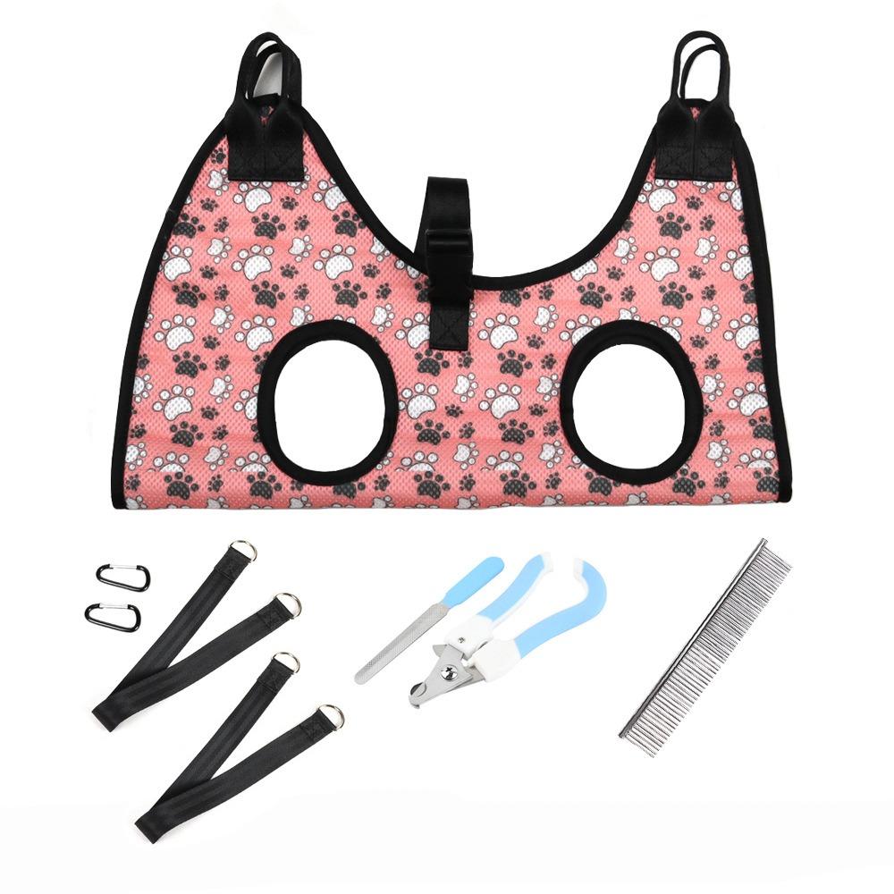 

8 шт./5 шт. Подвесной гамак для груминга питомцев, Утолщенный гамак для собак для Собак и Кошек M-8Pcs