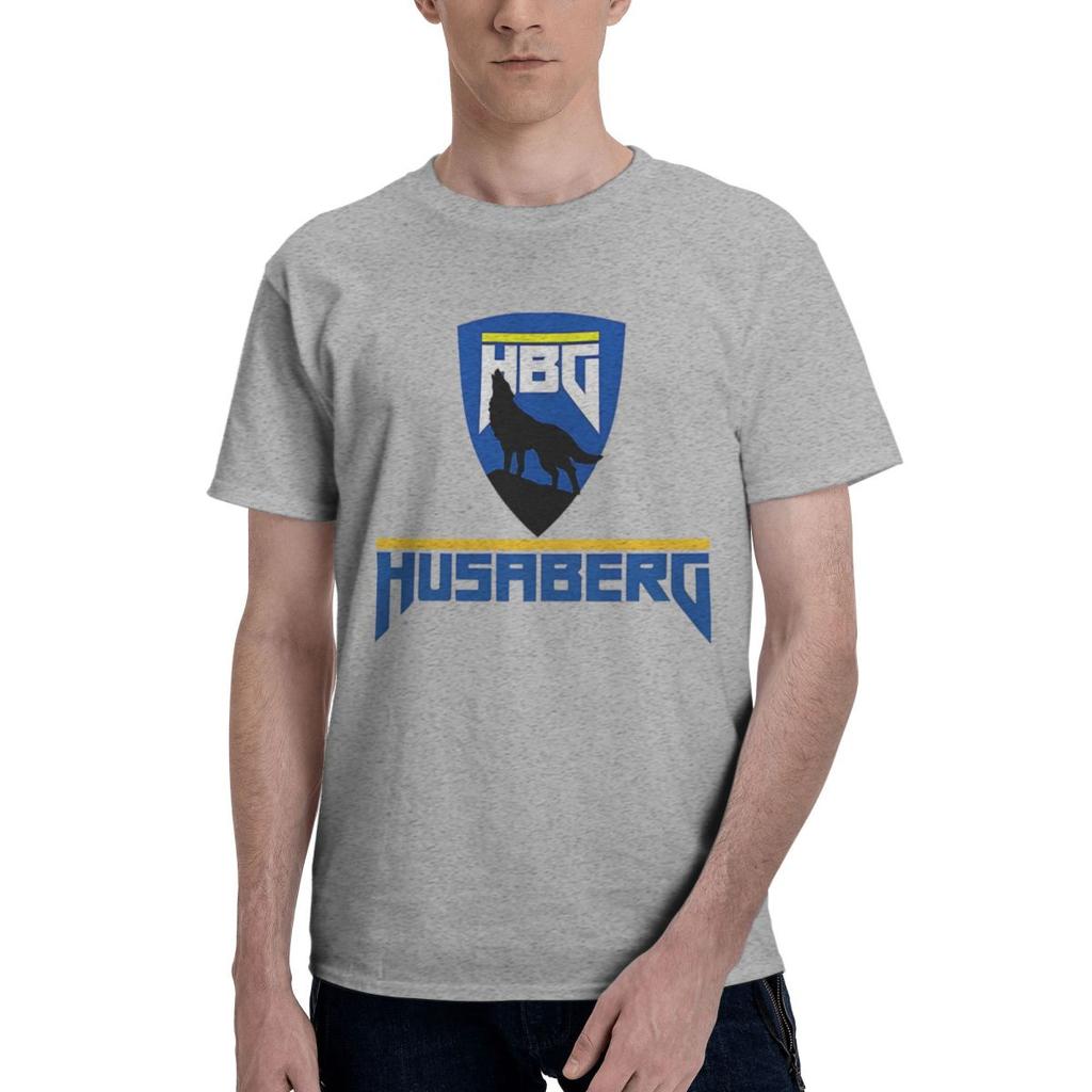 Husaberg Logo 100 Cotton Casual Breathable Confortable TShirt Funny Mens TShirt Funny Shirt
