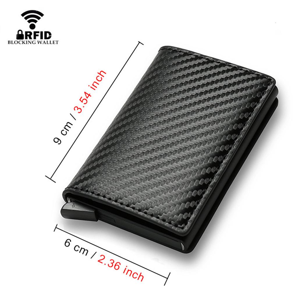 Anti Thief Rfid Credit Card Holder Smart Minimalist Wallet Men Women Slim Bank Cardholder Case Money Bag Cash Creditcard Purse