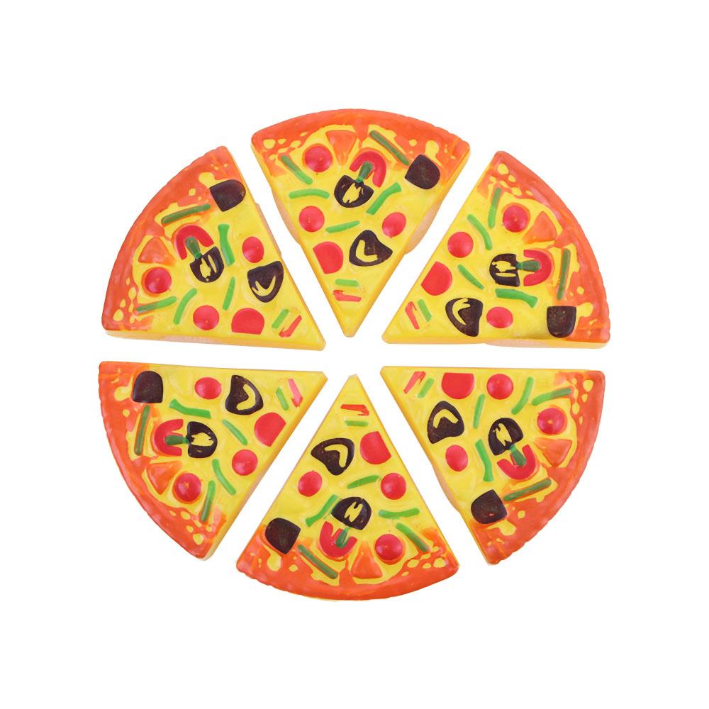 6 Pièces Petite Pizza Jouet Enfant Cuisine Simulation Fête Pizza Fast Food Jouet Alimentaire Pour Enfants