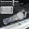 Car Trunk Cargo Net with 4 Hooks Adjustable Car Net Elastic Trunk Cargo Organizer Nylon Net Universal Car Accessory 60x110cm