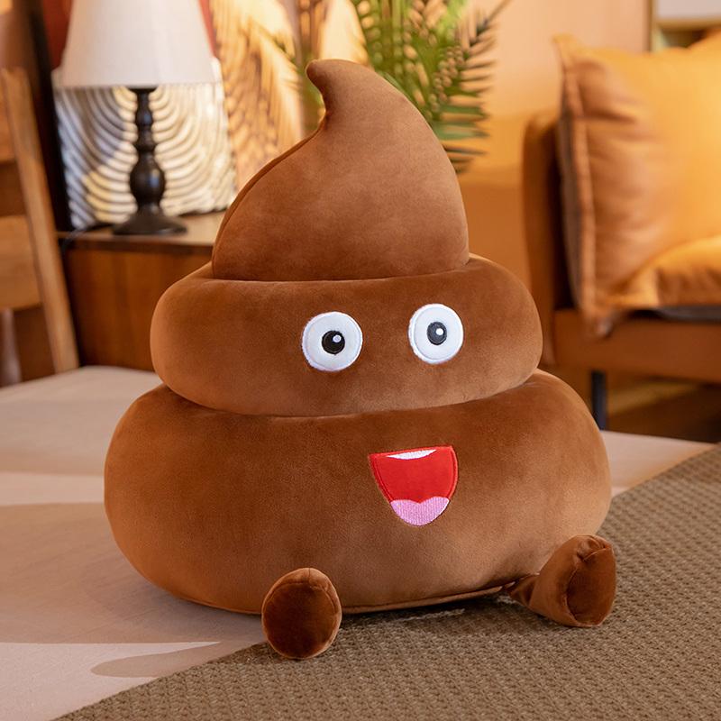 Nice 25cm/35/45CM Funny Poop Plushie Toys Simulation Faeces Pillow Stuffed Soft Creative Sofa Cushion Interesting Birthday Gifts