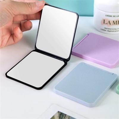 Mirror Foldable Makeup Mirror Portable Double-Sided Mirror Student Dormitory Desktop Small Gift Mini Pocket Mirror  Home Decor