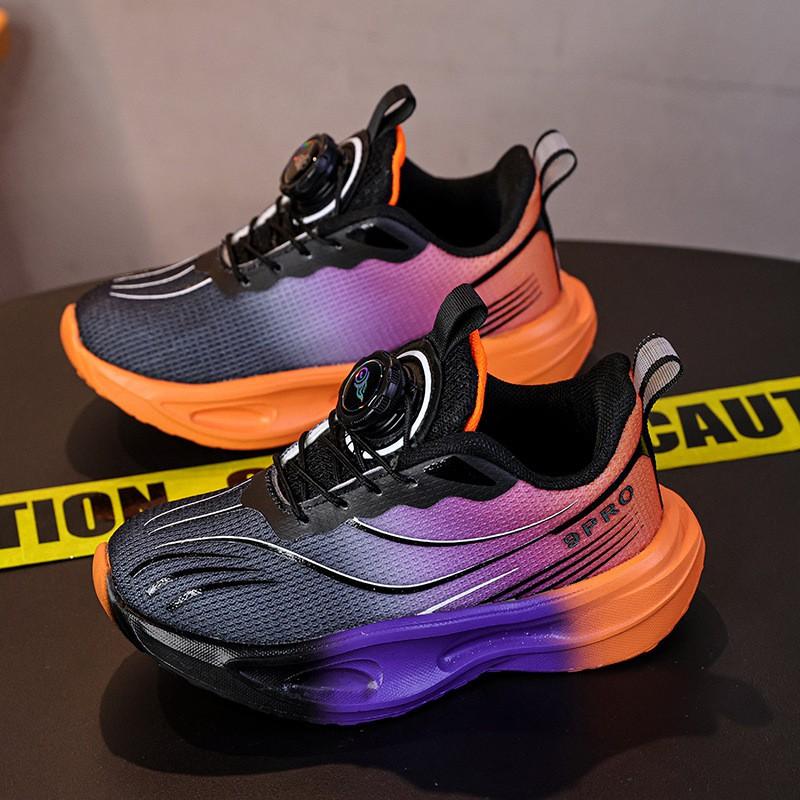Youth Style Shoes Boys Breathable Running Shoes Kids Lightweight Anti-Slip Sports Sneakers Outdoor Indoor Use