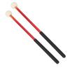 2 Pcs Timpani Mallet Soft Wool Felt Head Anti Slip Rubber Handle Alloy Percussion Stick