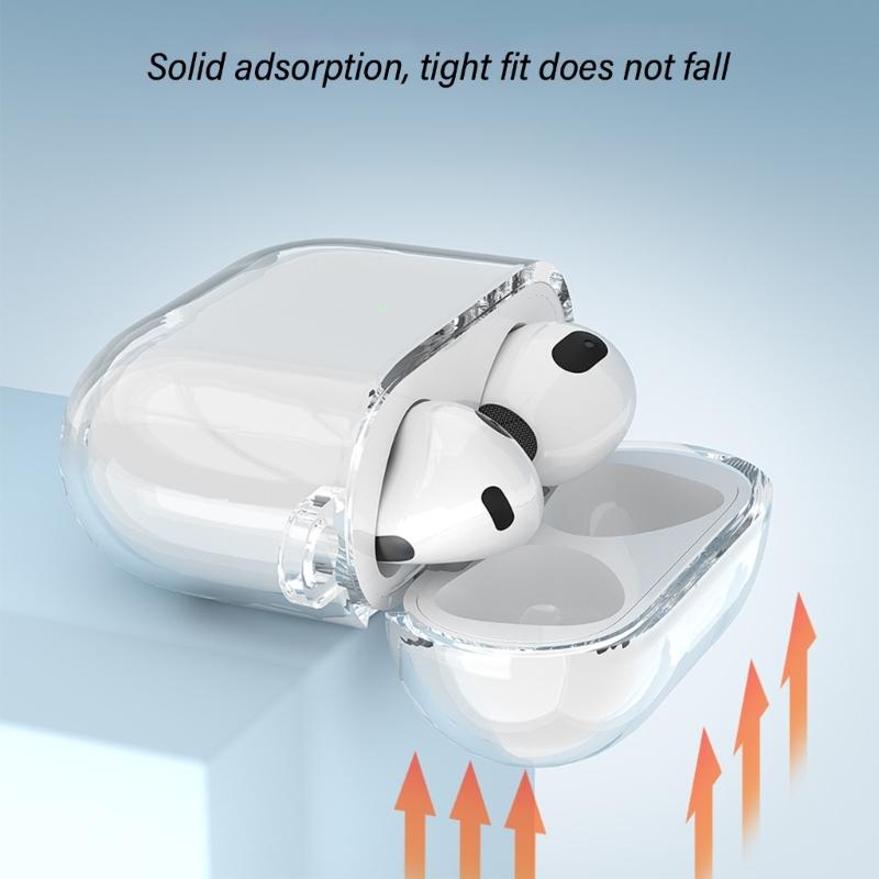 Clear TPU Protective Case For Headsets Shock Absorbents Cover Protective TPU Clearly Case Snugly Fit Earphone Shell