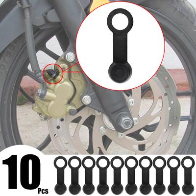 10 ks Brzdový třmen Odvzdušňovací šroubový uzávěr Pumpa Prachový kryt 8mm Pryžový Prachodolný Třmeny Motocyklové Automobily