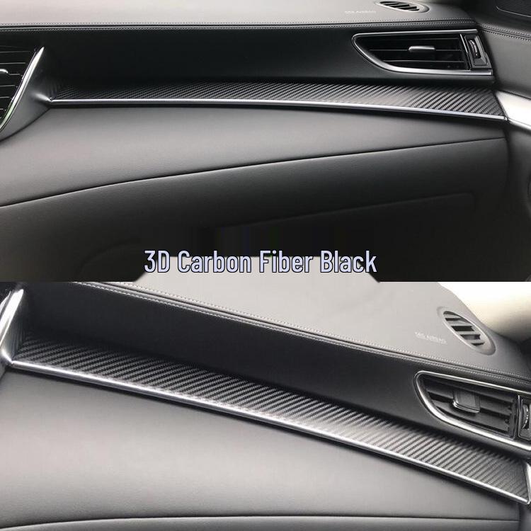 Carbonfaser Innenaufkleber für Infiniti QX50: Passend für 18 Modelle, Dekoration für Mittelkonsole und Türgriffe