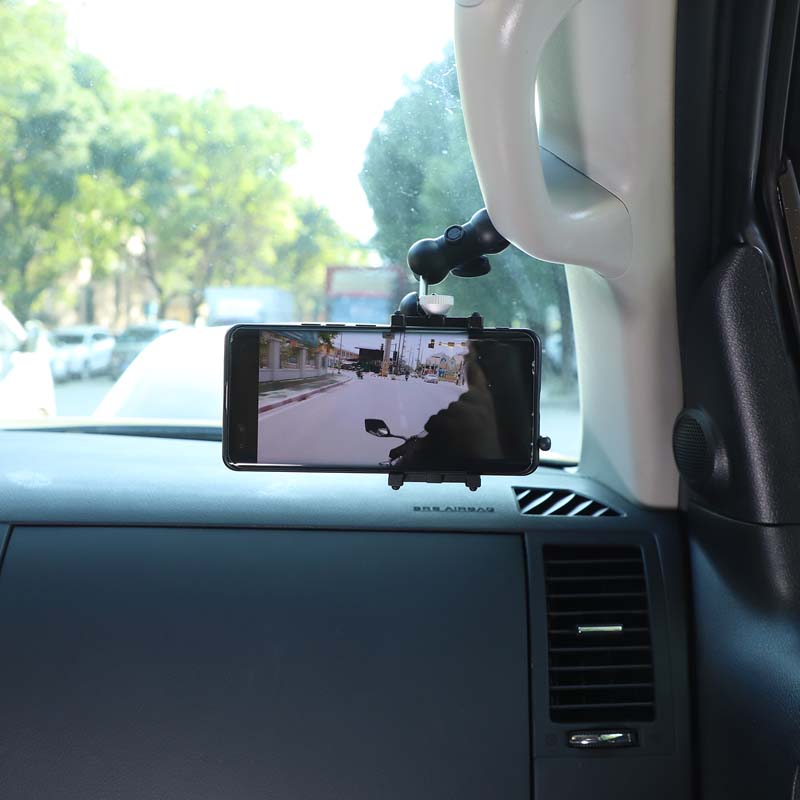 For Toyota Tundra 2007-2013 Aluminium Alloy Car A-pillar Mobile Phone Bracket Multi-Functional Navigation Bracket Accessories