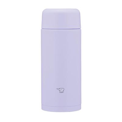 Zojirushi Water Slim and Easy To Dishwasher Seamless 2 Washes Insulates for Hot and Cold Lilac Bottle, 250ml, Hold, Safe, Cap, Required, Compact,