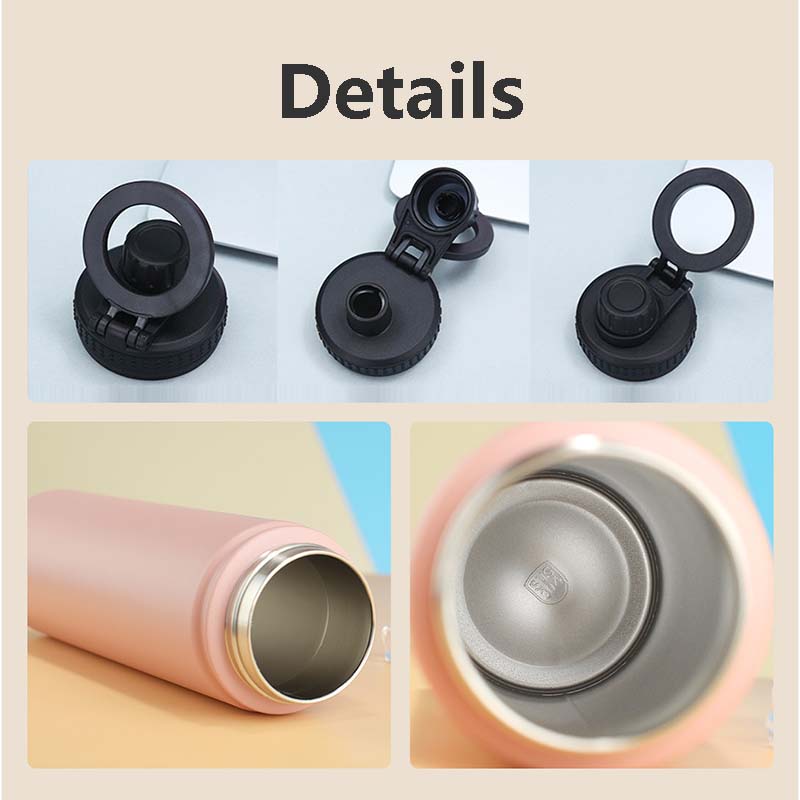 750ml Stainless Steel Vacuum Bottle With Magnetic Bracket Large Capacity Insulation Water Bottle For Travel Sports Water Cup