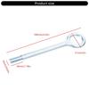 Weatherproof High Capacity Trailer Hook Hitch 1348135080 Anti Rust Construction Snap On Assembly Secure Towing Solution