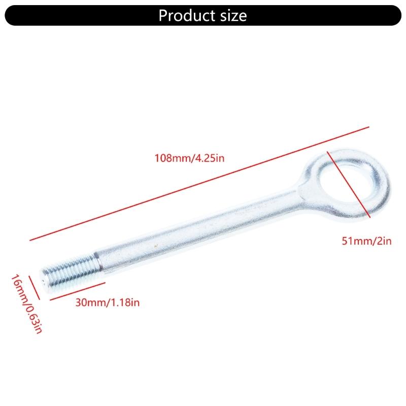 Weatherproof High Capacity Trailer Hook Hitch 1348135080 Anti Rust Construction Snap On Assembly Secure Towing Solution