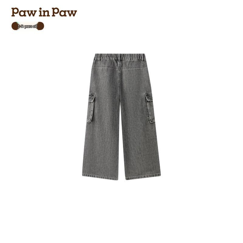 PawinPaw Boys  Cartoon Bear Loose Cargo Jeans 120