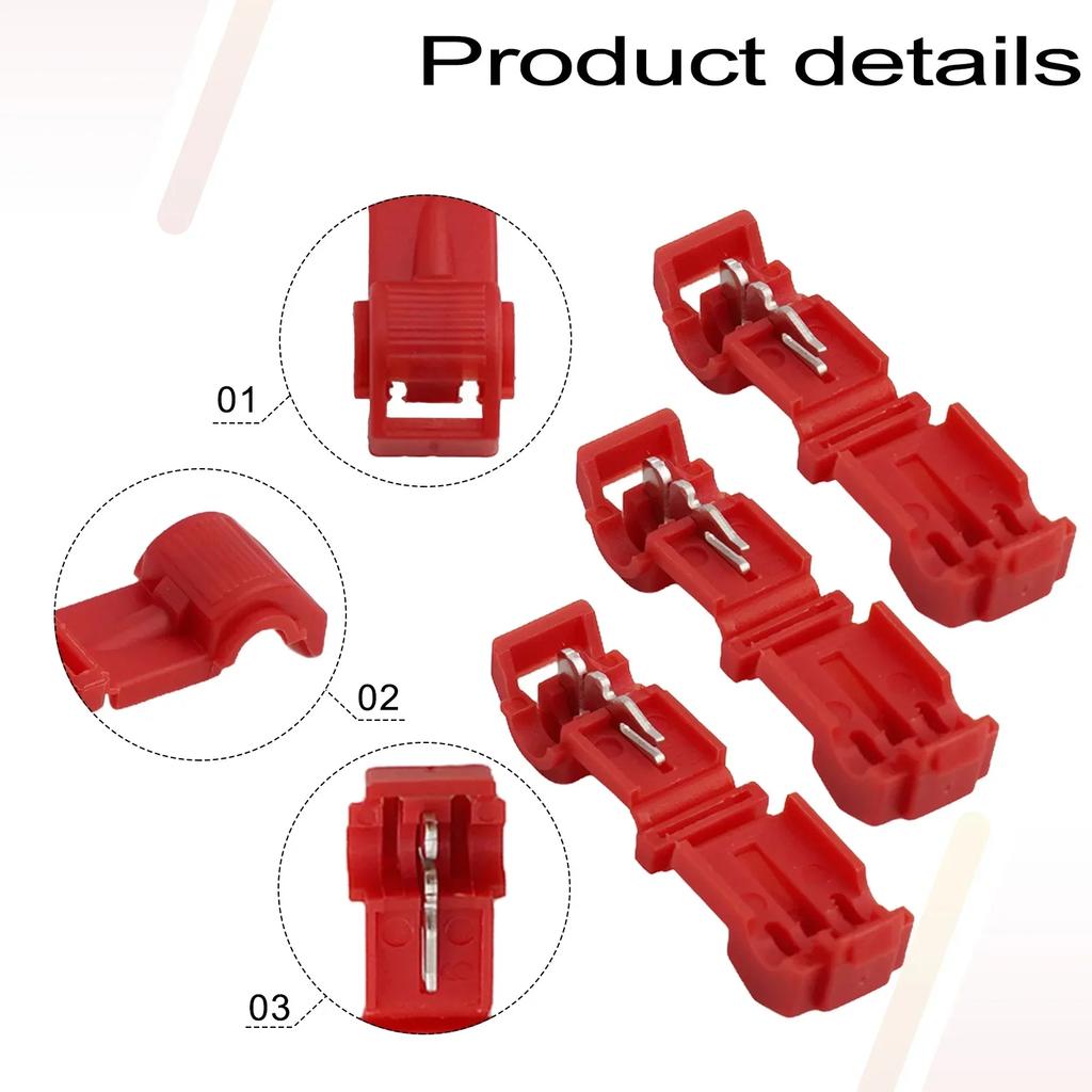 20Pcs Connection Clamps For Robotic Lawnmower Connect Boundary Cables, Charging Stations, T-junctions Quick Connector 36 X 9MM