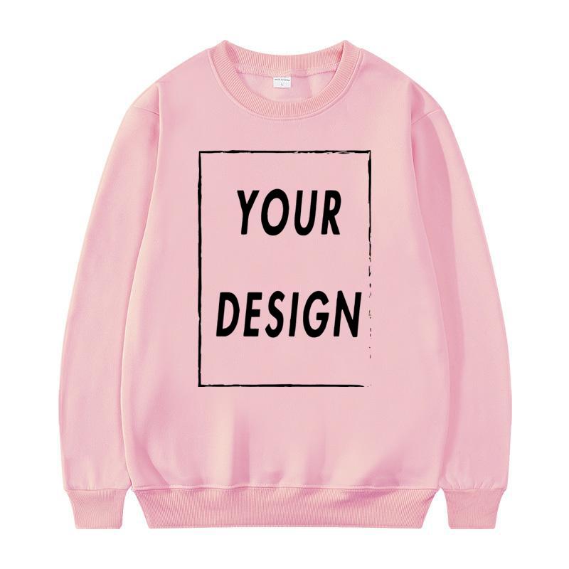 2025 New Unisex Hatless Sweatshirt Customize Your Logo Crew Neck Sweater Fashion Men's Women's Casual Sweater