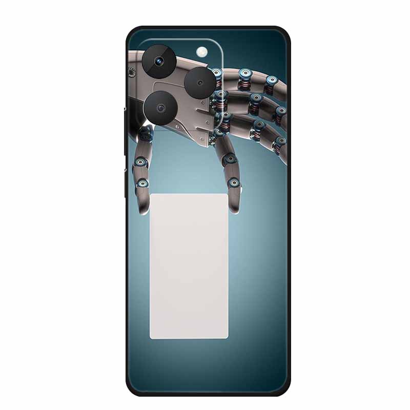 For Realme 15T Phone Case 15 T Fashion Picture Black Silicone TPU Soft Back Cover Case For Realme 15T 5G 2025 Case Realme15T Bag