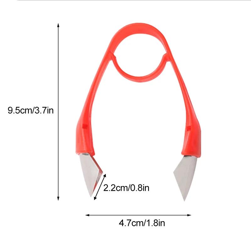 Jahodová slupka Kovový Plast Odstraňovač ovocných listů Gadget Stonky rajčat Nůž na brambory Odstraňovač stonků Kuchyňská zelenina Nástroj na vaření