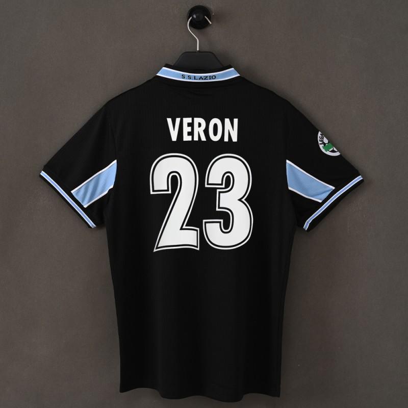 1998-1999 Retro Lazio Home Away Soccer Jersey 13 Nesta 23 Veron Short Sleeve Football Shirt