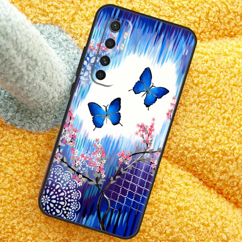Butterfly Flower Case For Xiaomi 17 Pro Max 13 14 15 Ultra 13T 14T 15T Cover For POCO X7 X5 X6 F5 F6 F7 F8 Pro