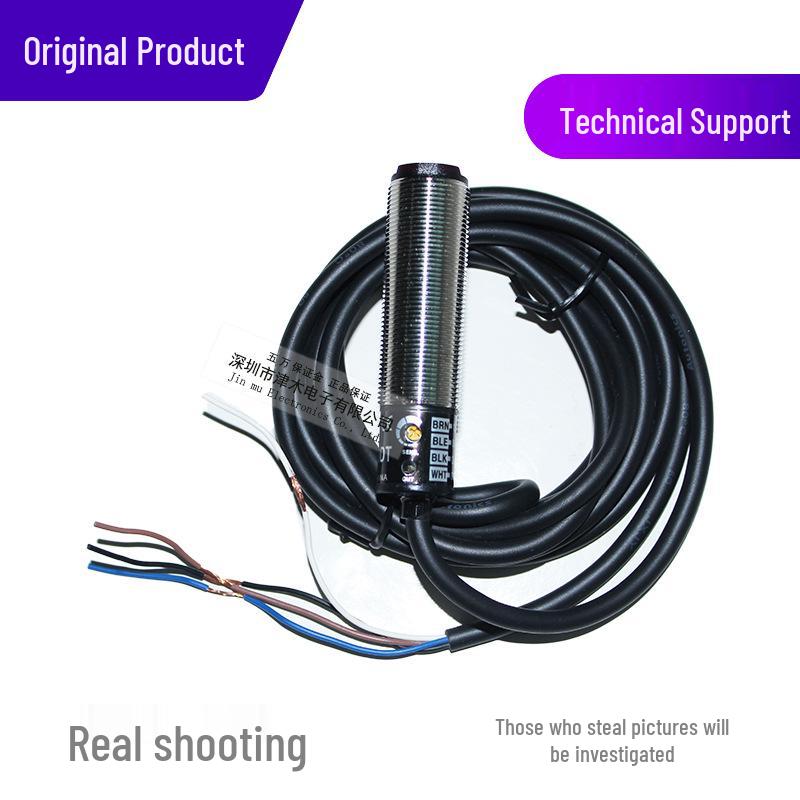 Autonics M18 Round Reflective Photoelectric Switch BR100-DDT/BR400-DDT/-P (Tax Included)