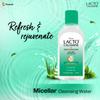 Lacto Calamine Micellar Water Make-Up Remover Liquid 100ml With Aloe Vera Green Tea Niacinamide