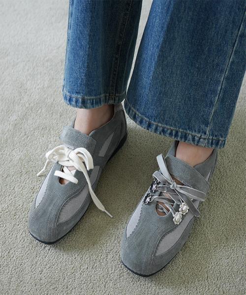 [Khiho] Pinking Mary Jane Sneakers 26ksp001