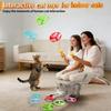 1 Set 6 Vliegende Schijven Kat Ophaalspeelgoed Oplaadbare Vliegende Schotel Stok Interactief Katten Speelgoed Training