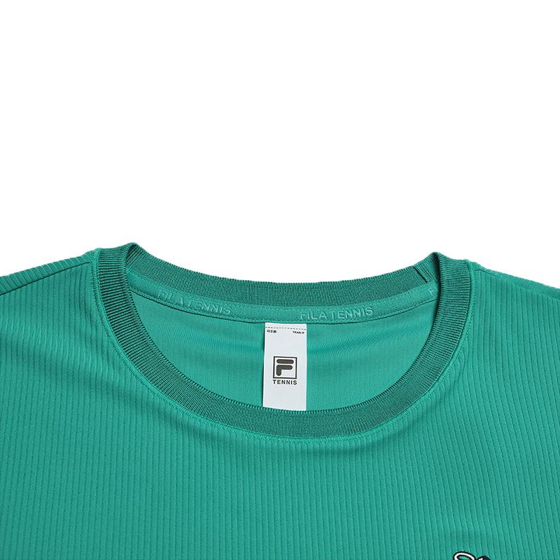 FILA Tennis Cool Touch Moisture Wicking Antibacterial Simple Fashion Versatile T-Shirt Women tops A11W633125FDG