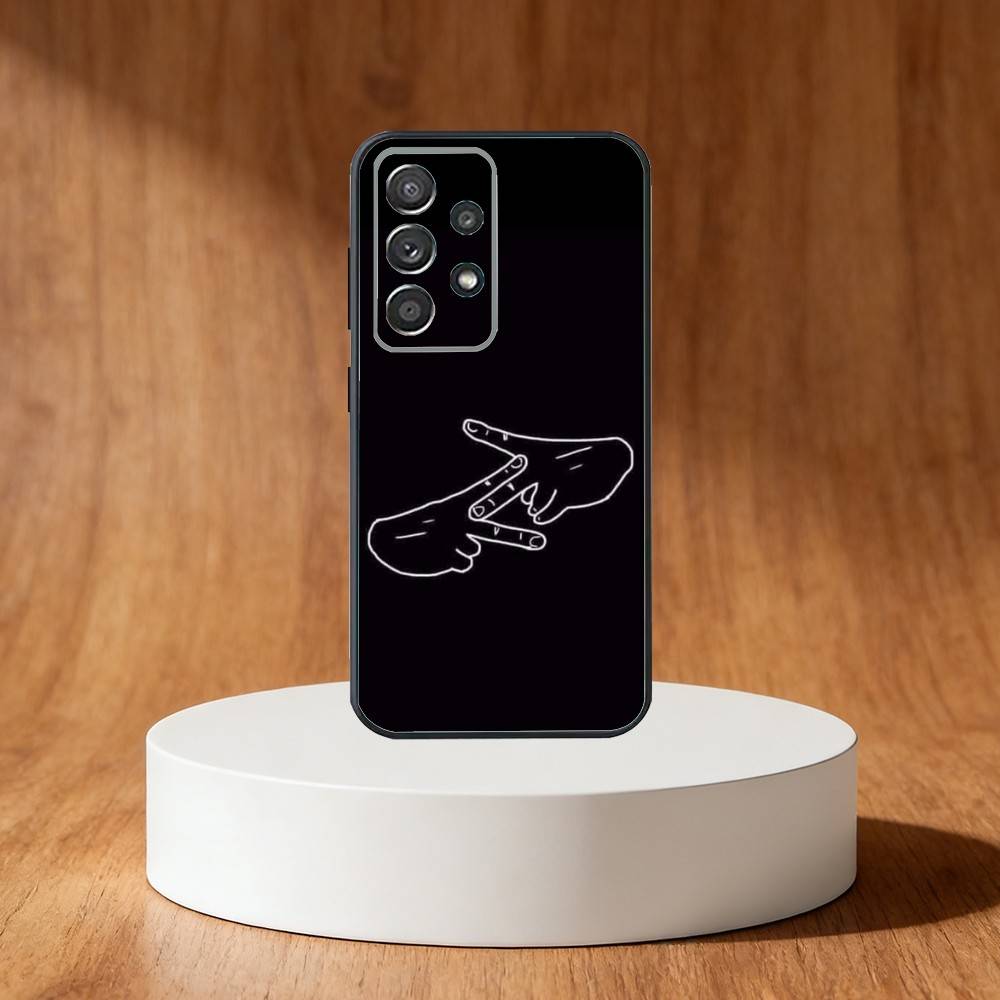 PNL QLF Rapper Singer Phone Case For Samsung S25,S24,S21,S22,S23,S30,Ultra,S20,Plus,Fe,Note,10,9,5G Black Cover
