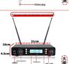 Dual Wireless Microphone Set for Meetings, KTV, and Home Singing
