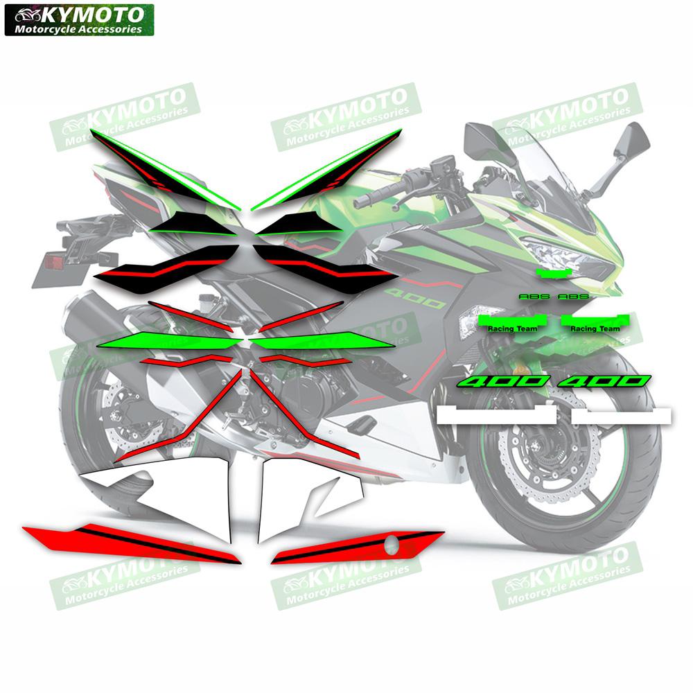 Suitable for Kawasaki Ninja400 Ninja 400 2018 2012-2015 2022 Ninja Motorcycle Parts Decals Fairing Full Car Kit Stickers