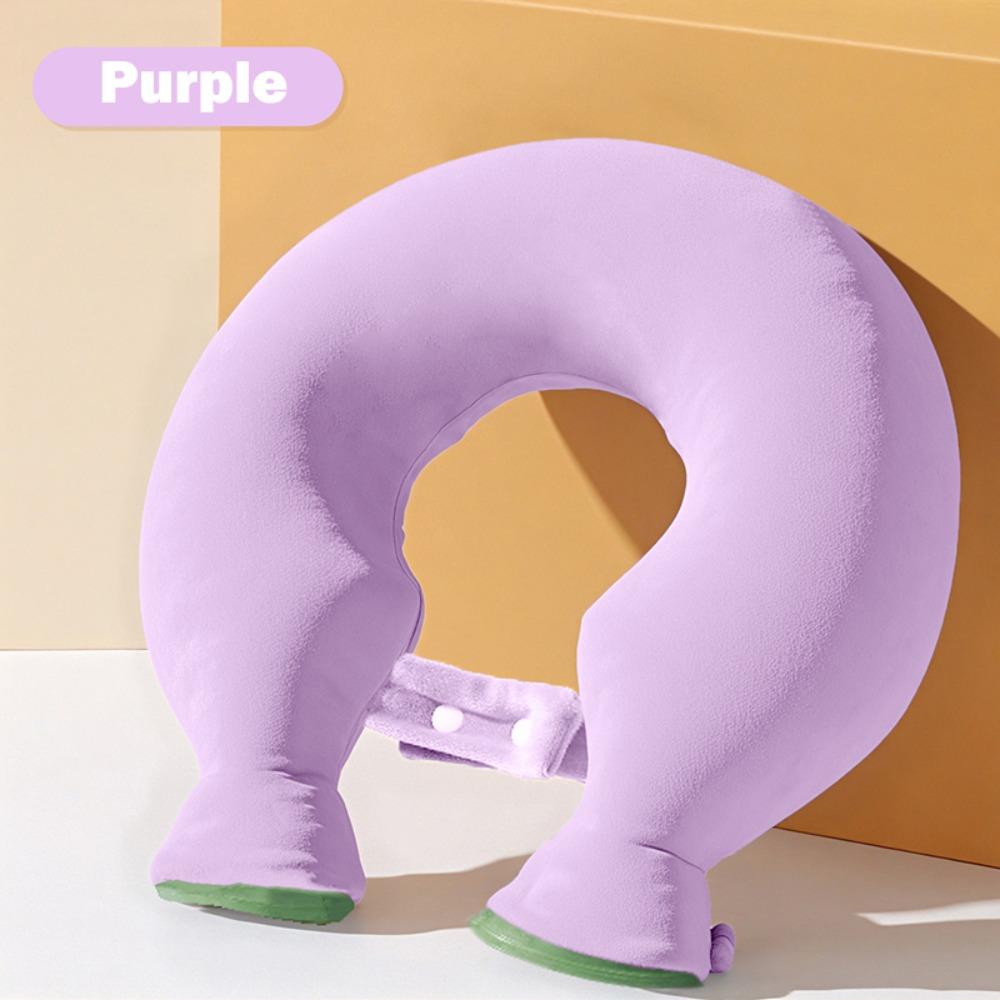 Water-filled U-shaped Hot Water Bag Soft Neck-hanging Neck Warmer Neck Hot Compress Hot and Cold Bags Winter Warming Supplies