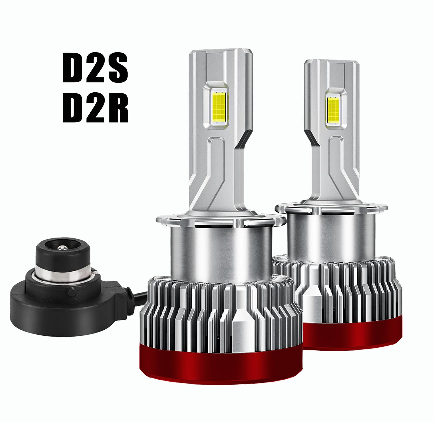 

2 шт. D1S D3S светодиодные лампы HID для фар D2S D2R D4S D4R D5S AutoTurbo Llights 160 Вт CSP чип 6000 К белый Plug&Play Auto Lamp 12 В 24 В