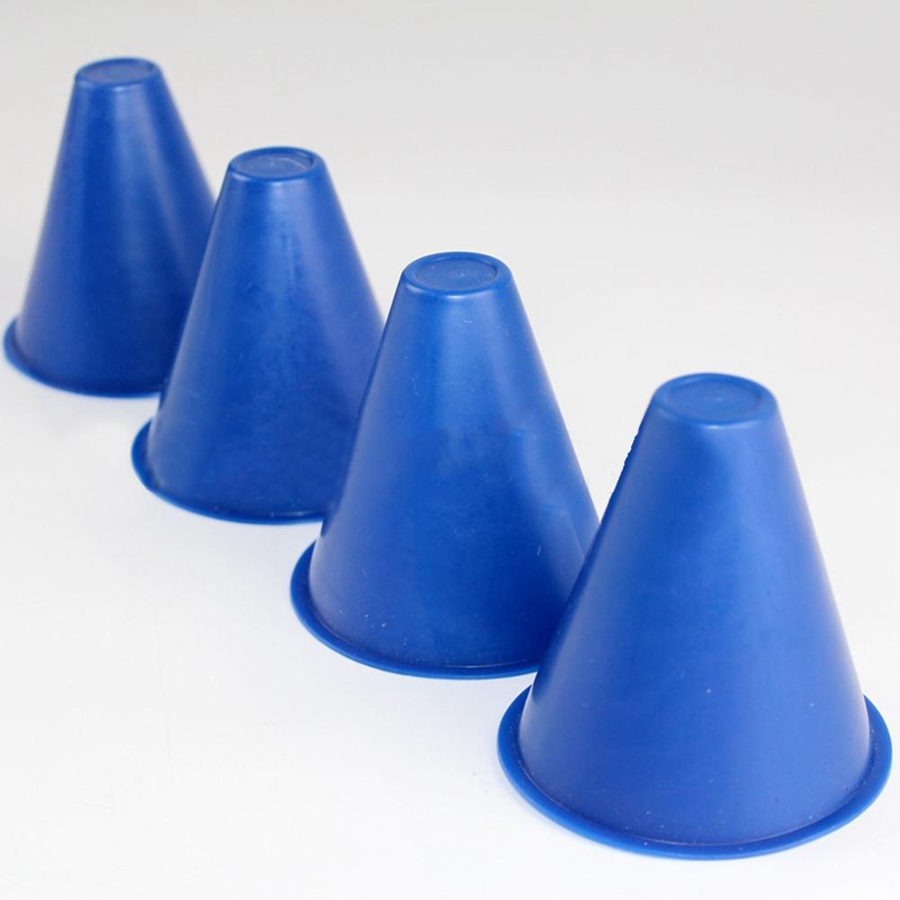 1PC Football Skate Mark Barrel Soccer Obstacle Road Cones for Sports Training Equipment (Blue)