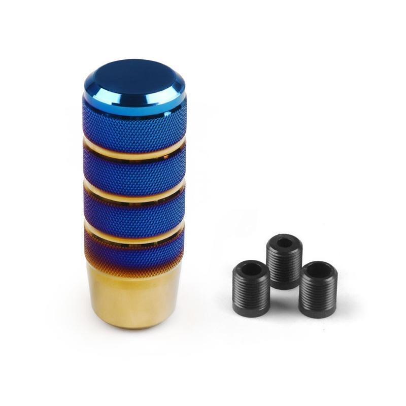 95mm Anti-skid Car Gear Shift Knob Manual Transmission Aluminum Non-Slip Shifter Lever Knob Fit For Universal Auto Accessories синий