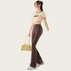 Versatile Micro-horn Yoga Wide-leg Pants Nude High Waist Hip Lift
