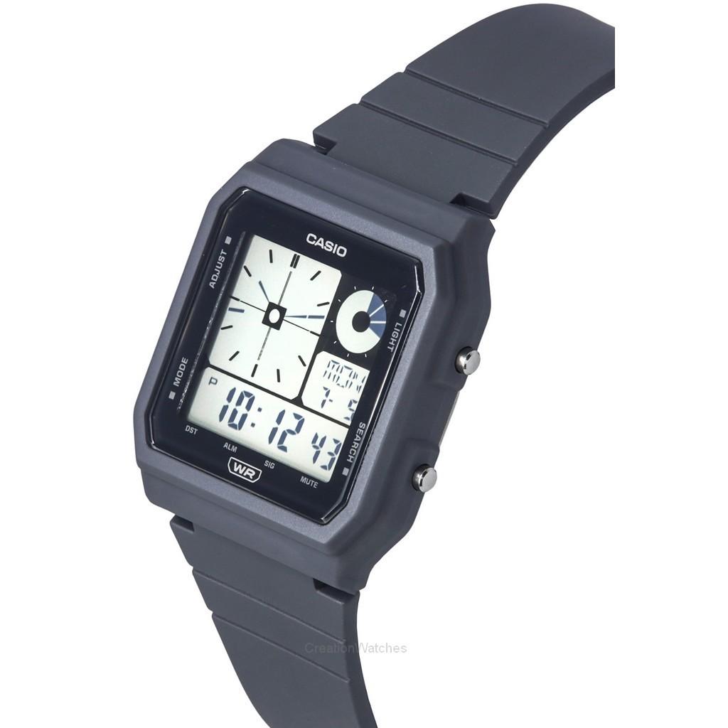Casio Montre unisexe POP Digital Gary avec bracelet en résine et quartz LF-20W-8A2