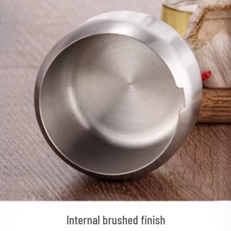 Gewürzglas mit Löffel aus gebürstetem Edelstahl, 10er-Pack