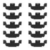 10 Stück Scheinwerfer Zierring Clips 51132752145 Kunststoff Frontscheinwerfer Blendenclips Ersatz für Cooper R55 R56 R57 R58