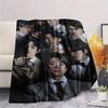 K-POP BTS Printing Flannel Blanket Bedroom Sofa Camping Warm Blanket Gifts for Family and friends-MJ007