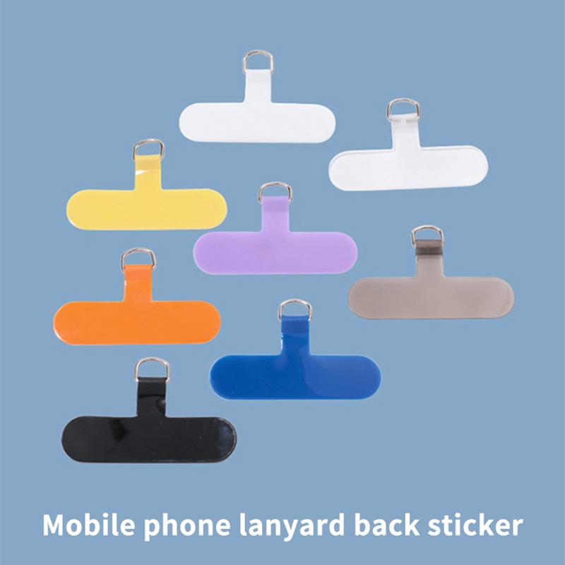 Universal Colorful Cartoon Phone Chain Pad Cellphone Lanyard Strap Mat Phone Hanging Patch For Iphone
