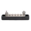 Power Distribution Block Marine Bus Bar 5 Way 12V 24V 100A 2x5mm Studs 5x4mm Screws for Car Boat RV