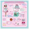 TAKARA TOMY Doll Patissier Pretend Play Toy 3 and Licca-chan "Oshigoto Friends" Licca-chan Dress-up (Ages Up)