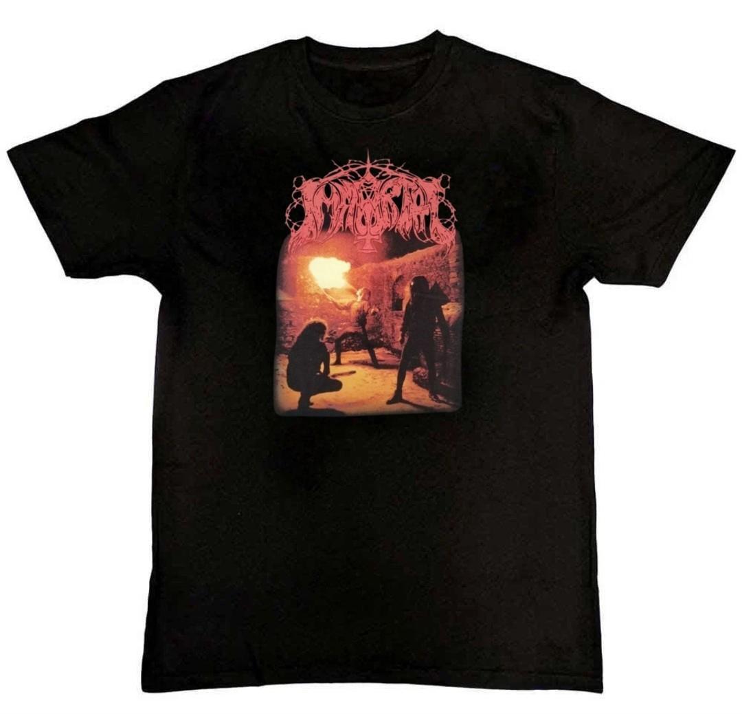 Black Immortal Band Graphic Print Mens T-Shirt S-4XL M