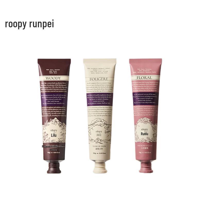 Roopy Fragrant Moisturizing Hand Cream Trio