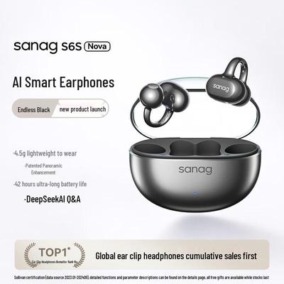 SANAG S6SNova Open-Ear Clip Bluetooth Sports Headset