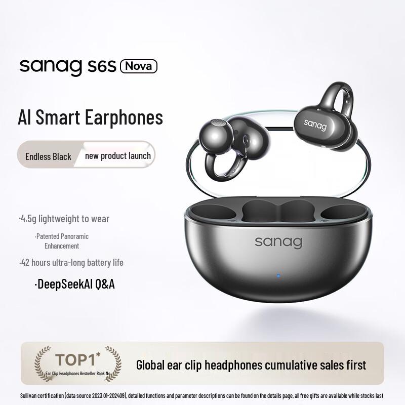 

SANAG S6SNova Open-Ear Clip Bluetooth Sports Headset