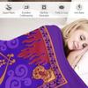 Purple Magic Carpet Tapestry Boho Wall Hanging Fantasy Art Decor Arabian Nights Theme Blanket Home Decor Soft Throw