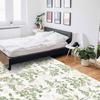 Green Fruit Washable Area Rugs Plant Nature Vintage Botanical Non Slip Rugs for Living Room Bedroom, Low Pile Floor Mat Large